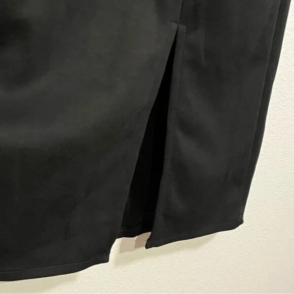 torrid Midi Studio Deep Black Cupro Bodycon Dress 3X - Picture 10 of 11